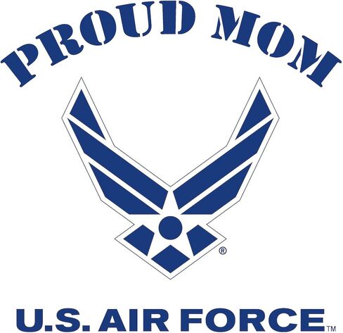 CafePress Proud US Air Force Brother Square Sticker 3 X 3 Square Bumper Sticker Car Decal in Kuwait