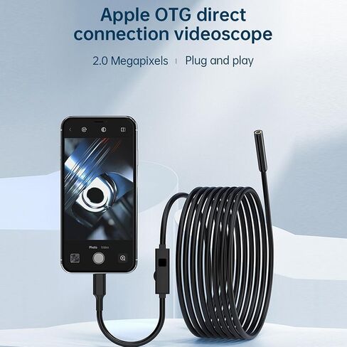Endoscope Camera 5MP HD IP67 Inspection Snake Borescope 5meter for Car Engine PCB Inspection in Saudi Arabia