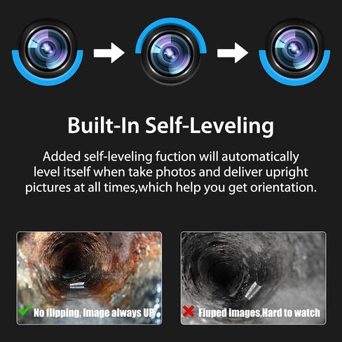 Anysun Self-Leveling Sewer Camera Head with 512Hz Sonde Transmitter, IP68 Waterproof, Only for Anysun HBUDS Pipe Inspection Camera in Saudi Arabia