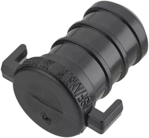 1 PCS 1/2 "X1/2" PEX CRIMP SLAP W/TABS (END CAP) PPSU POLY FITTING NO LEAD in Kuwait