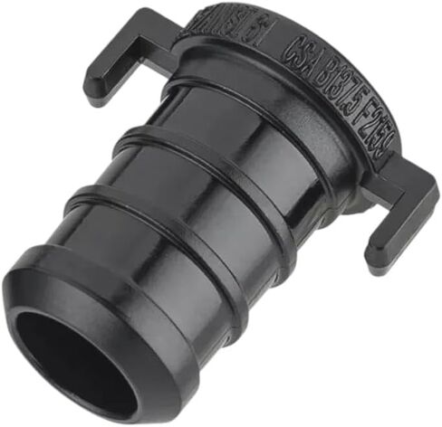 1 PCS 1/2 "X1/2" PEX CRIMP SLAP W/TABS (END CAP) PPSU POLY FITTING NO LEAD in Kuwait