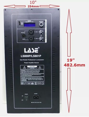 LASE Amplifier Module Intended for Yorkville LS801P, LS800P SUB Woofer w/DSP (110V) in Saudi Arabia