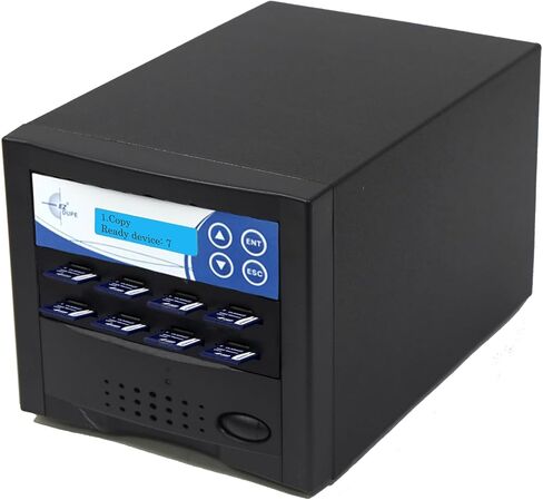 EZ DUPE Mini SD Pro 1:15 SD/microSD Card Duplicator - 2GB/Min - Standalone Multiple Flash Memory Copier Eraser/Sanitizer, Speeds Up to 25MB/Sec (DM-FD0-8SD15B) in Saudi Arabia