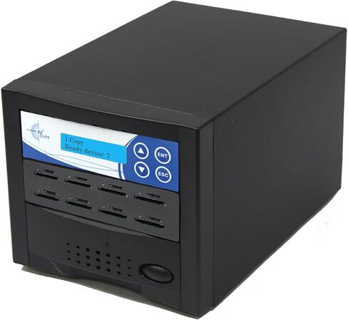 EZ DUPE Mini SD Pro 1:15 SD/microSD Card Duplicator - 2GB/Min - Standalone Multiple Flash Memory Copier Eraser/Sanitizer, Speeds Up to 25MB/Sec (DM-FD0-8SD15B) in Saudi Arabia