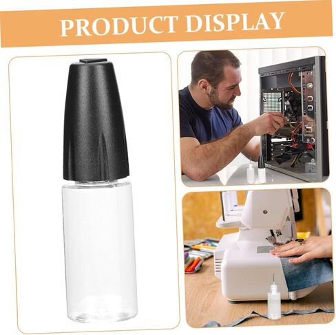 Pretyzoom 10pcs زجاجات الإبرة نصيحة القضيب زجاجات الضغط على نصيحة لاستغناء الدقة in Saudi Arabia