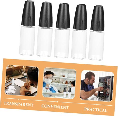 Pretyzoom 10pcs زجاجات الإبرة نصيحة القضيب زجاجات الضغط على نصيحة لاستغناء الدقة in Saudi Arabia