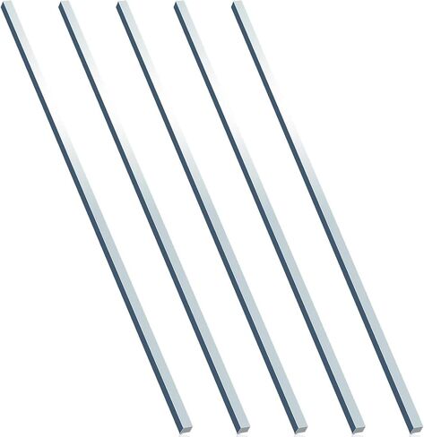 5 Pieces Square Steel Key Stock Bar, Zn-Coated Cold Drawn Steel Bars, 0.236" x 0.236" x 12" Flat Metal Key Stock in Saudi Arabia