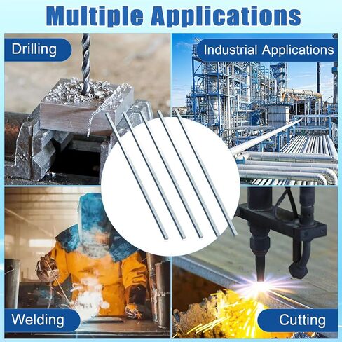 5 Pieces Square Steel Key Stock Bar, Zn-Coated Cold Drawn Steel Bars, 0.236" x 0.236" x 12" Flat Metal Key Stock in Saudi Arabia