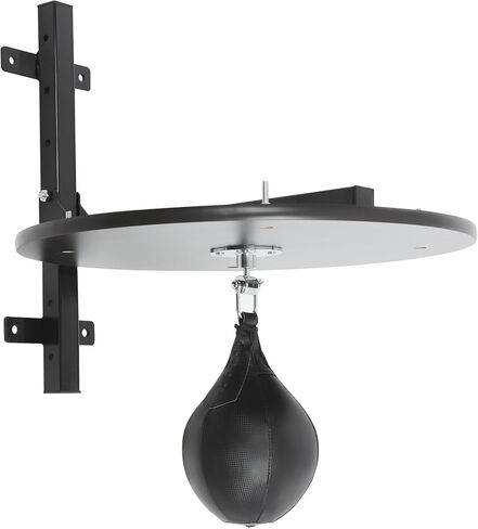 Speed Bag Platform Kit Heavy Duty Boxing Training Equipment with Punching Ball Wall-Mounted Speed Bag Stand with Pump 360° Swivel Fitness Training Punching Bags in Kuwait