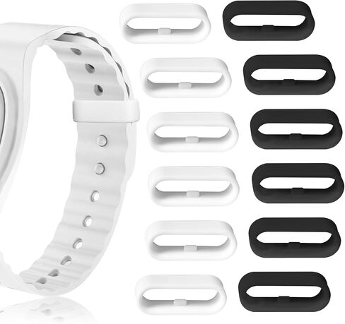 Multi-Color Band Keeper, Magic band locks, Silicone Fastener Rings Security Loop/Holder/Clips Compatible with Fitbit Charge/Charge HR/Garmin Vivofit/Disney Magic Bands 1.0/2.0 & More in Kuwait