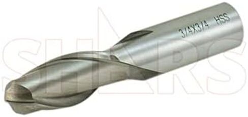 Shars 2 Flute HSS Ball Nose Mill Single End Mill 9 PCS 404-5964 S) in Saudi Arabia