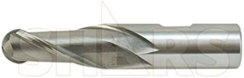 Shars 2 Flute HSS Ball Nose Mill Single End Mill 9 PCS 404-5964 S) in Saudi Arabia