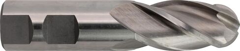 CME 3 PCS M42 طواحين نهاية الكوبالت ، أنف الكرة ، مشرق (غير مصقول) ، 1 "قطر الطاحونة ، 4" طول القطع ، 6 1/2 "الطول الكلي ، 4 الفلوت ، القطع المركزية in Saudi Arabia