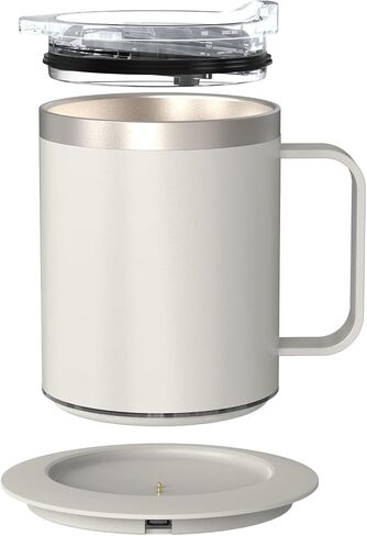 Self Heating Coffee Mug for Desk,Heated Cup with 10Hrs Auto Shut Off, USB Powered Mug Warmer Set (12oz-Royal Blue) in Saudi Arabia