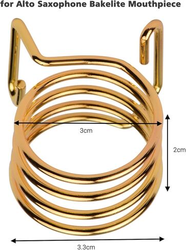 HXBER Saxophone Ligature Compact Durable Sax Ligature for Alto Saxophone Bakelite Mouthpiece in Kuwait