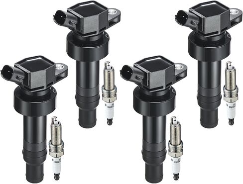 Set of 6 UF553 Ignition Coil Pack Compatible with Ford Edge Taurus Explorer Flex F150 MKS MKZ MKT CX9 CX-9 2007 2008 2009 2010 2011 2012 2013 2014 2015 2016 3.5 3.7 V6 Replaces DG520 in Kuwait
