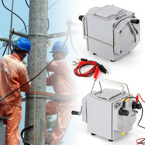 1000MΩ Megger Meter Insulation Resistance Tester, 120 RPM 1000V Portable Hand Crank Digital Meter Megohmmeter Insulation Meter in Saudi Arabia