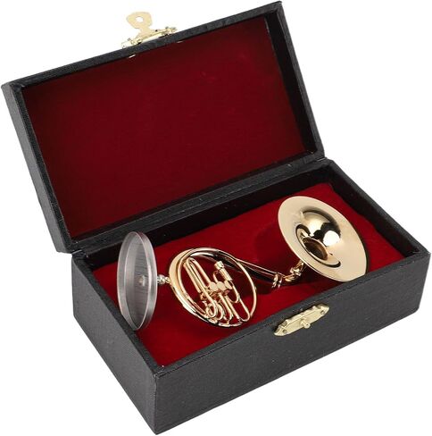 Sousaphone Miniature الرائعة - النحاس القوي ، المصقول بسلاسة ولامع! يأتي مع موقف وحالة ، ديكور منزلي مثالي لمحبي الموسيقى ، والأرفف ، والمكاتب ، وغرفة المعيشة in Kuwait