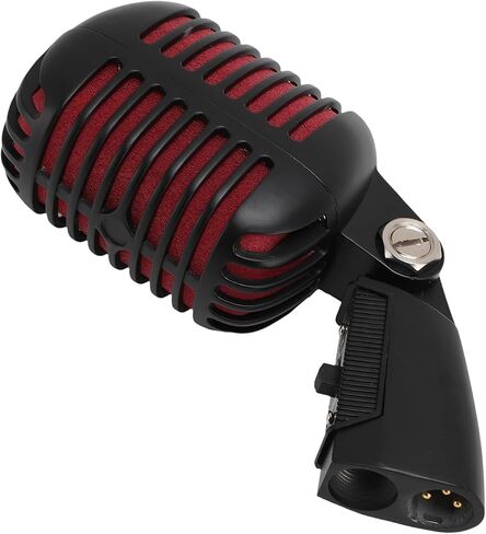 Classic Retro Dynamic Vocal Microphone, Professional Live Performance Cardioid Mic Old Vintage Studio Mic, Universal Vocal Recording Microphone for KTV, Stage Performance in Saudi Arabia