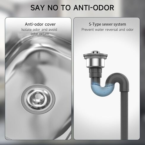 Kitchen Utility Sink Stainless Steel Commercial Restaurant Sinks Free Standing Single Bowl Workstation with Faucet Hose Drain Strainer Legs for Shop Farm Stable Hotel Laundry Room Backyard Outdoor in Saudi Arabia