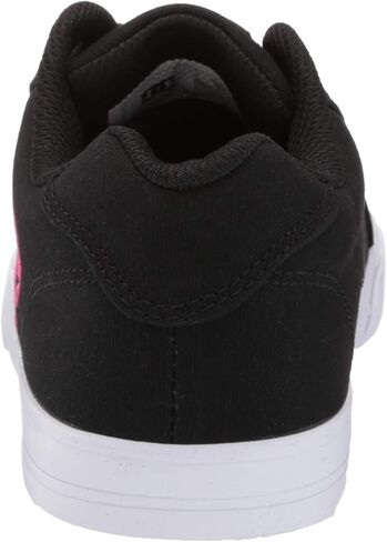 DC Girls Chelsea Skate Shoe ، Stency Black/Pink ، 12 Little Kid US in Saudi Arabia