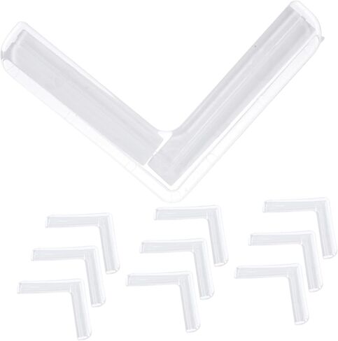 10pcs حماة زاوية سيليكون صافية طاولة الحافة الحافة ناعمة ومريحة مصدات سلامة الأثاث سهلة الاستخدام وتخزينها من أجل السلامة in Kuwait