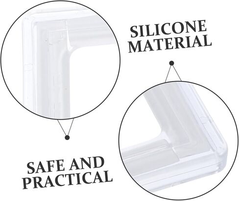 10pcs حماة زاوية سيليكون صافية طاولة الحافة الحافة ناعمة ومريحة مصدات سلامة الأثاث سهلة الاستخدام وتخزينها من أجل السلامة in Kuwait