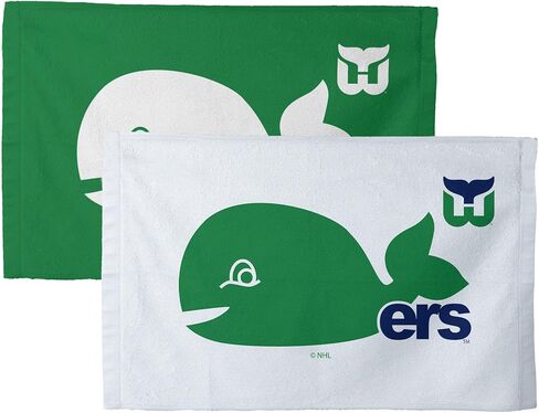 NHL Hartford Whalers, Whaler Time, Fan Towel 2 Pack, 16 x 25 Inches in Saudi Arabia