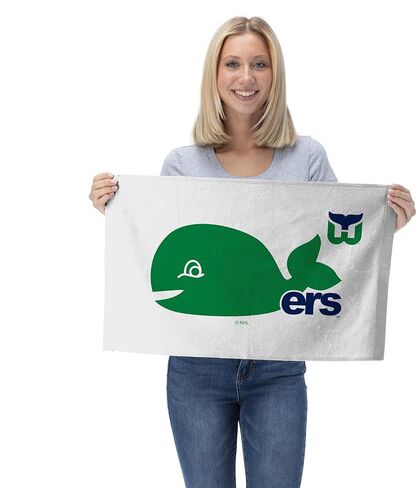 NHL Hartford Whalers, Whaler Time, Fan Towel 2 Pack, 16 x 25 Inches in Saudi Arabia