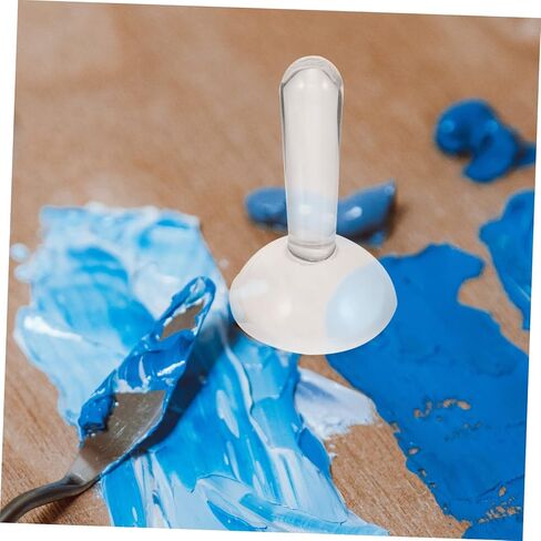 Nuobesty Pigment Glass طحن مدقة فنية شفافة لخلط الدهانات الزيت المائي المائي التقليدية الطلاء الصيني المريح متعدد الوظائف مولر in Kuwait