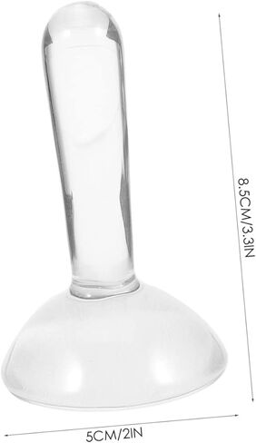 Nuobesty Pigment Glass طحن مدقة فنية شفافة لخلط الدهانات الزيت المائي المائي التقليدية الطلاء الصيني المريح متعدد الوظائف مولر in Kuwait