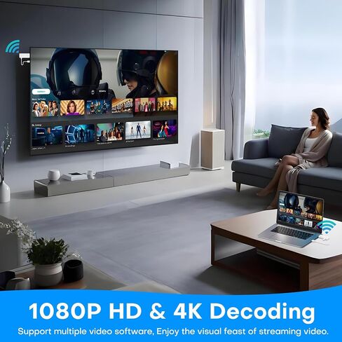 HDMI اللاسلكي للبث والعبور والمستقبل ، ونقل هوائيات منخفضة الكتلون من تيارات الفيديو عالية الدقة 1080 بكسل ، 2.4/5.8 جيجا هرتز ، النطاق المزدوج ، إقران تلقائي للكمبيوتر/الكمبيوتر المحمول/التلفزيون/الشاشة in Saudi Arabia