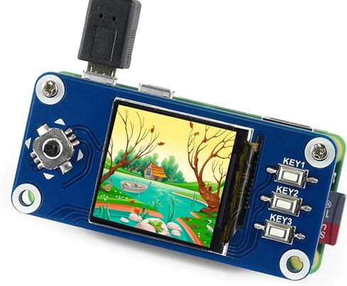 1.3 بوصة IPS شاشة LCD قبعة متوافقة مع Raspberry PI 5/4B/3B+/3B // A+/Zero W/Wh/Zero 2 W/Pico/Pico 2W ، إلخ. 240 × 240 بكسل ، واجهة SPI ، مع وحدة تحكم مضمنة in Saudi Arabia