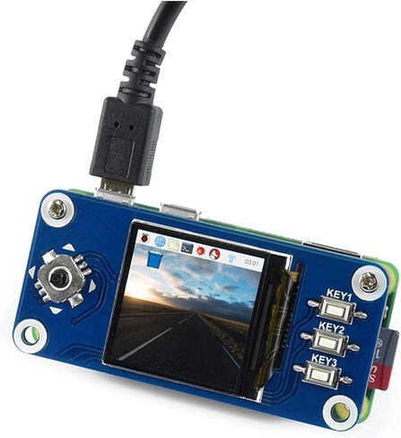 1.3 بوصة IPS شاشة LCD قبعة متوافقة مع Raspberry PI 5/4B/3B+/3B // A+/Zero W/Wh/Zero 2 W/Pico/Pico 2W ، إلخ. 240 × 240 بكسل ، واجهة SPI ، مع وحدة تحكم مضمنة in Saudi Arabia