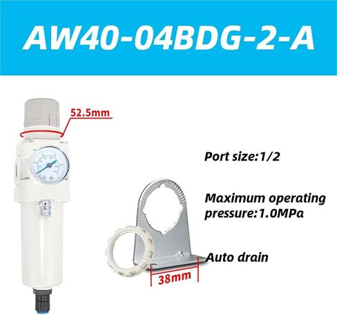 1pc AW10/20/30/40 Air Oil-Water Separator air Filter Pressure regulating Valve AW20-02BG-A AW30-03BG-A(AW40-04BDG-A) in Saudi Arabia