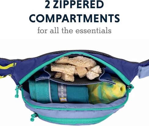 Ruffwear ، Home Trail Hip Pack ، حقيبة تروس تولت الخصر للمشي لمسافات طويلة والتخييم مع الكلاب ، Red Sumac in Kuwait