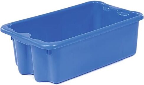 LEWISBins+ Polyethylene Container 24" L x 14" W x 8" H, Blue, Lot of 5 in Saudi Arabia