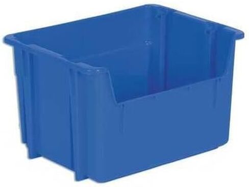 Lewisbins 12 gal Capacity Stack and Nest Container Blue NPL252 Blue in Saudi Arabia