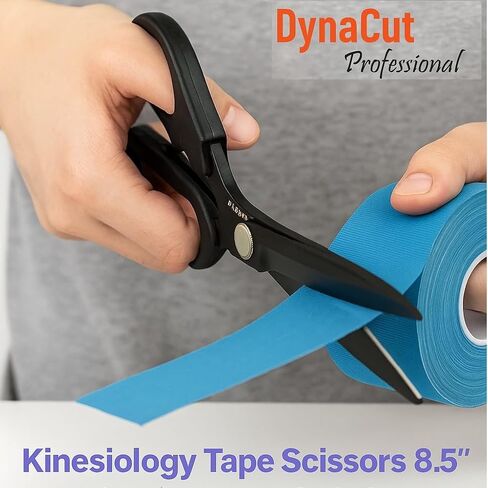 Kinesiology Tape Scissors Non-Stick Fluorine Coated Stainless Steel Blades, Ergonomic TPR Soft Grip – Precision Gum-Free Cutting for Sports Taping, Athletic, Medical Tape, and First Aid Use in Saudi Arabia