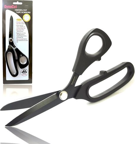 Kinesiology Tape Scissors Non-Stick Fluorine Coated Stainless Steel Blades, Ergonomic TPR Soft Grip – Precision Gum-Free Cutting for Sports Taping, Athletic, Medical Tape, and First Aid Use in Saudi Arabia