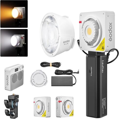 Godox ML100R Godox RGB Light 110W-1800K-10000K اللون الكامل ، 14 أوضاع FX ، USB-C/متعدد الطاقة ، HIGH CRI 97+ للبث المباشر ، Tiktok ، التصوير الفوتوغرافي والتصوير in Kuwait
