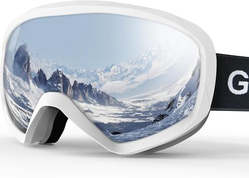 Ski Goggles, OTG 100% UV Protection Anti Fog Snowboard/Ski Goggles for Men, Women & Youth in Saudi Arabia