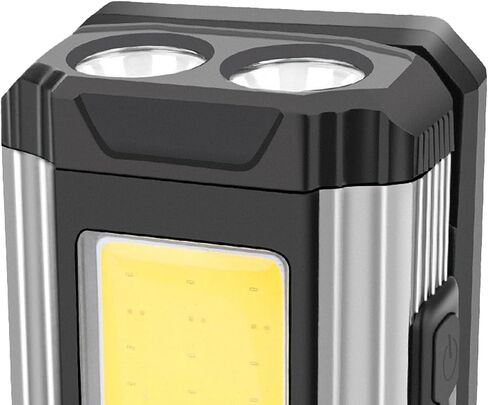Folded Work Lights Aluminium Alloy USB Charging Magnetic COB Inspection Lamp Portable Fill Light (Red) in Saudi Arabia