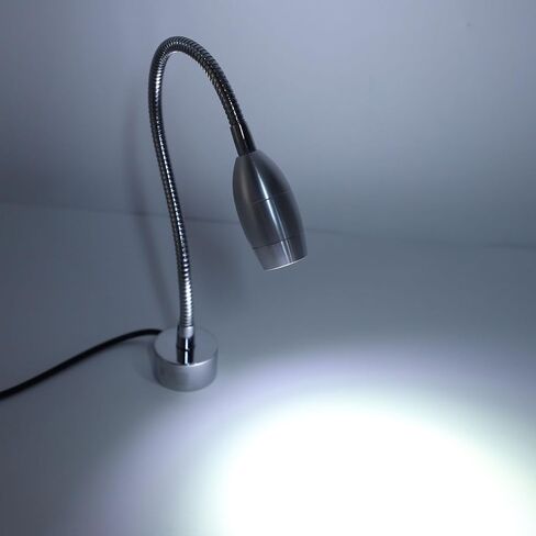 Magnetic Work Light, 500LM LED Machine Light with Flexible Gooseneck, Aluminum Alloy 6500k White Lamp Magnetic Base Tool Lamp for Work Bench, Sewing Machine, Button Control in Saudi Arabia