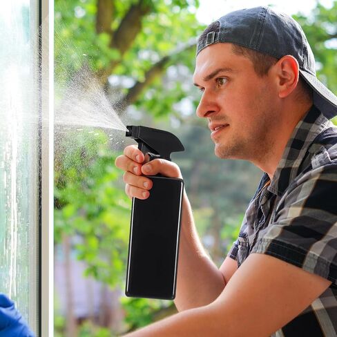 Honeydak 20 Pack Plastic Spray Bottles for Cleaning Solutions 17oz Black Empty Reusable Water Sprayers with Mist and Stream Option Leak-proof for Home Garden Plant Kitchen in Saudi Arabia