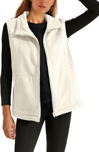 Dokotoo للسيدات الكامل Zip Polar Fleece Stest دافئ شتاء أكمام كارديجان طوق طوق شيربا معطف معطف مع جيب in Saudi Arabia