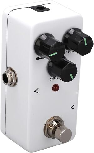 Guitar Effect Pedal BOOSTER Mini Single EQ Guitar Amplifier Booster White with Metal Shell in Saudi Arabia