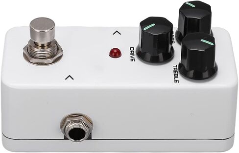 Guitar Effect Pedal BOOSTER Mini Single EQ Guitar Amplifier Booster White with Metal Shell in Saudi Arabia