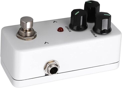 Guitar Effect Pedal BOOSTER Mini Single EQ Guitar Amplifier Booster White with Metal Shell in Saudi Arabia