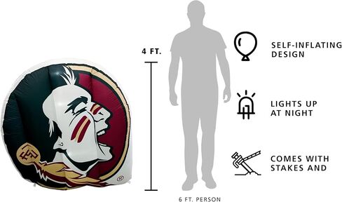 العلامات التجارية الشعار NCAA للجنسين-2-7-7FTYARDINFLATABL in Kuwait